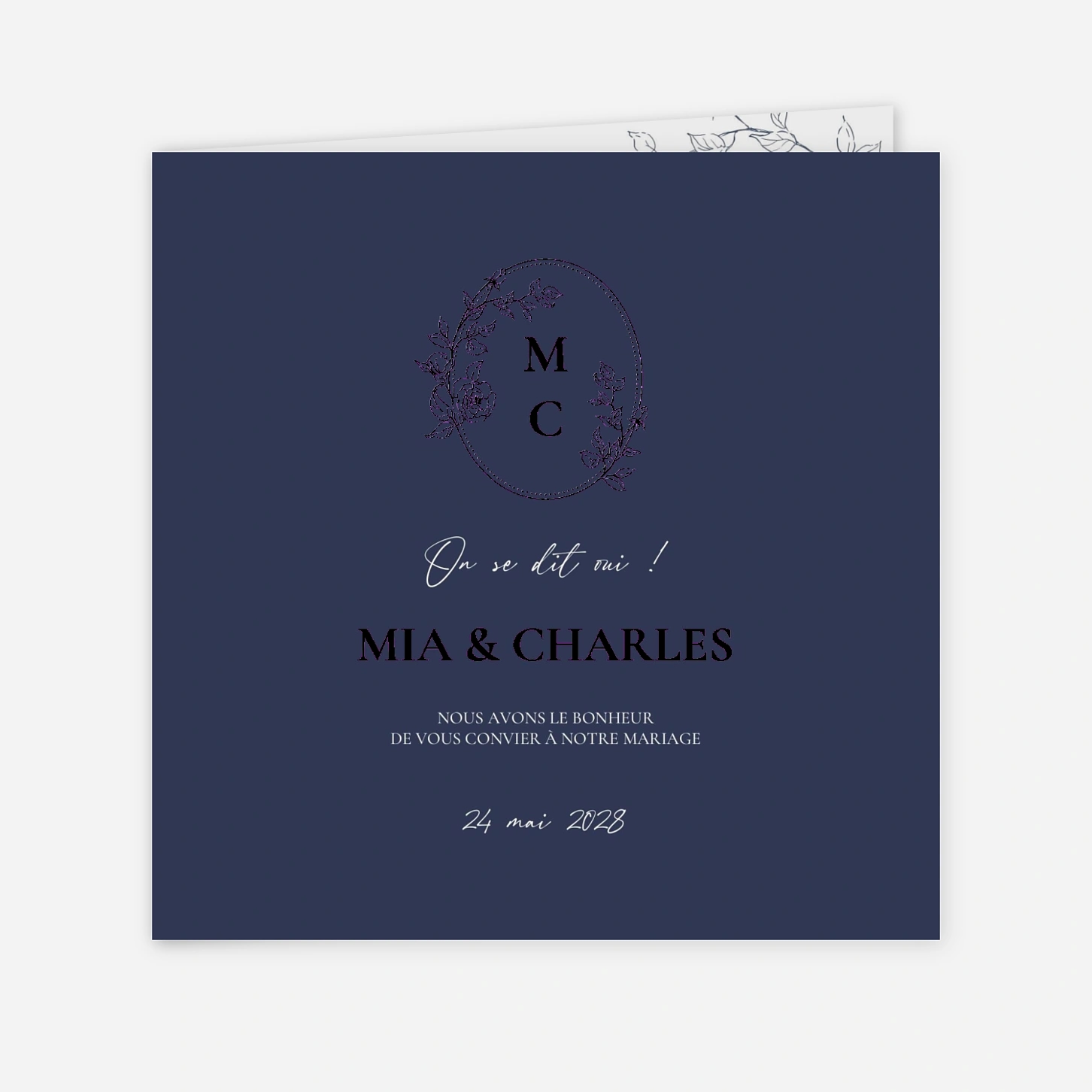 Faire-part mariage Rosée d’amour