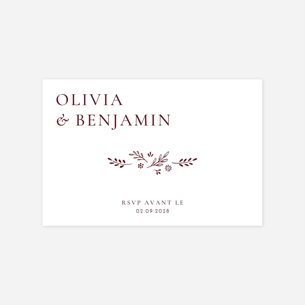 Carton réponse Laure de Sagazan II