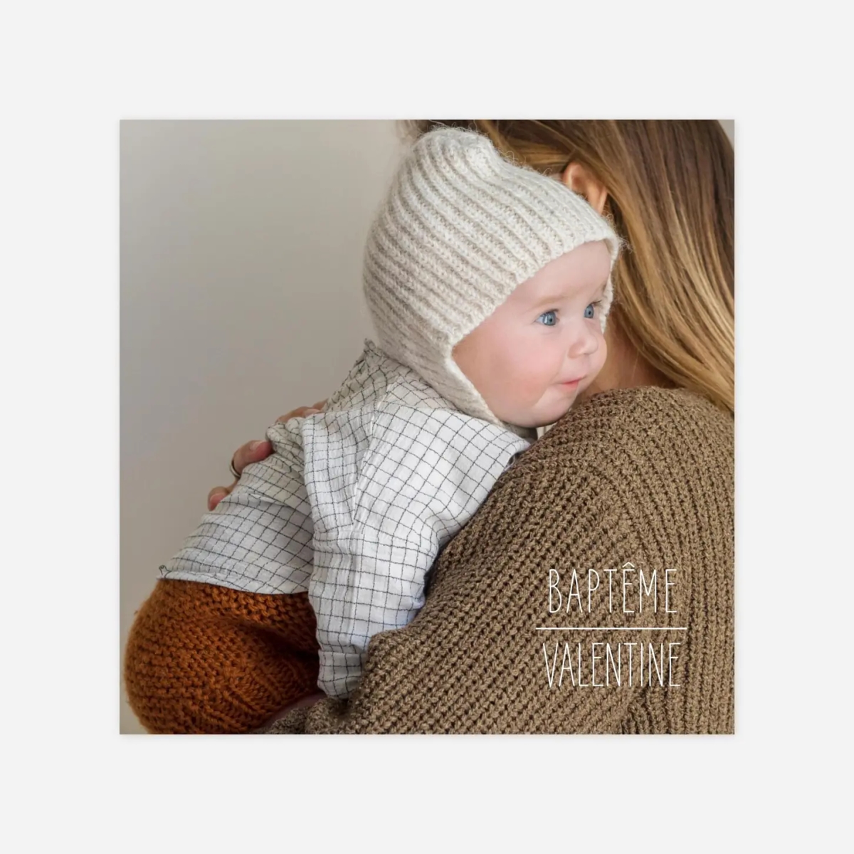Faire-part baptême L'essentiel