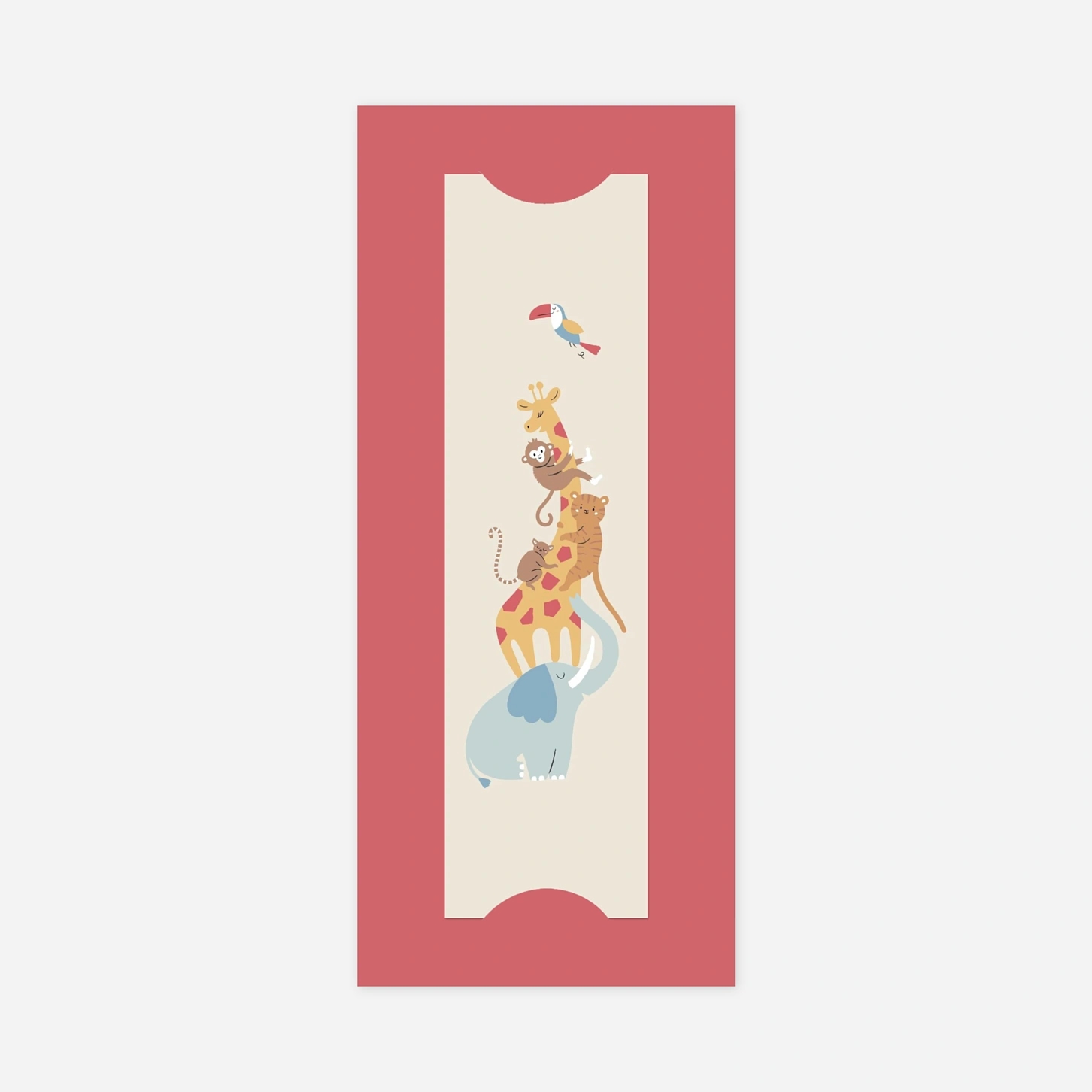 Faire-part naissance La famille des animaux