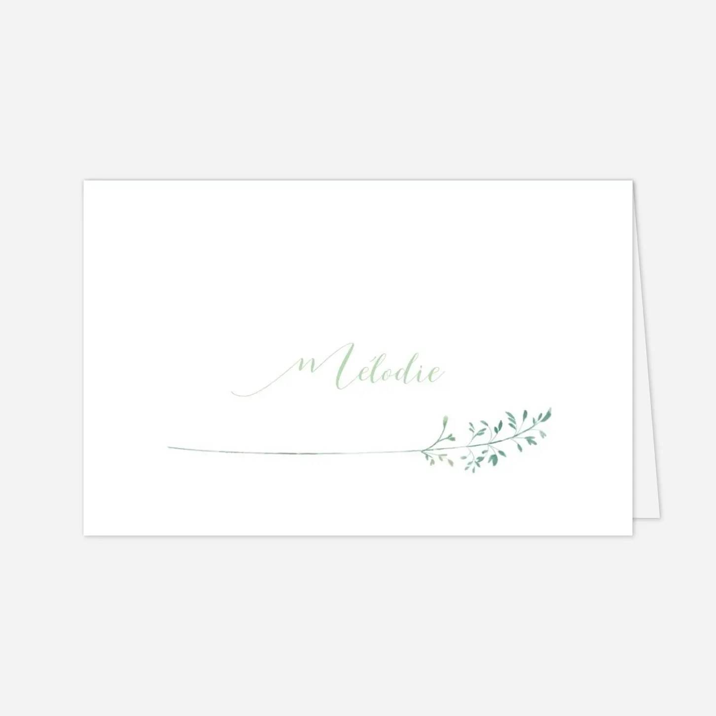 Marque-place mariage Les hautes herbes