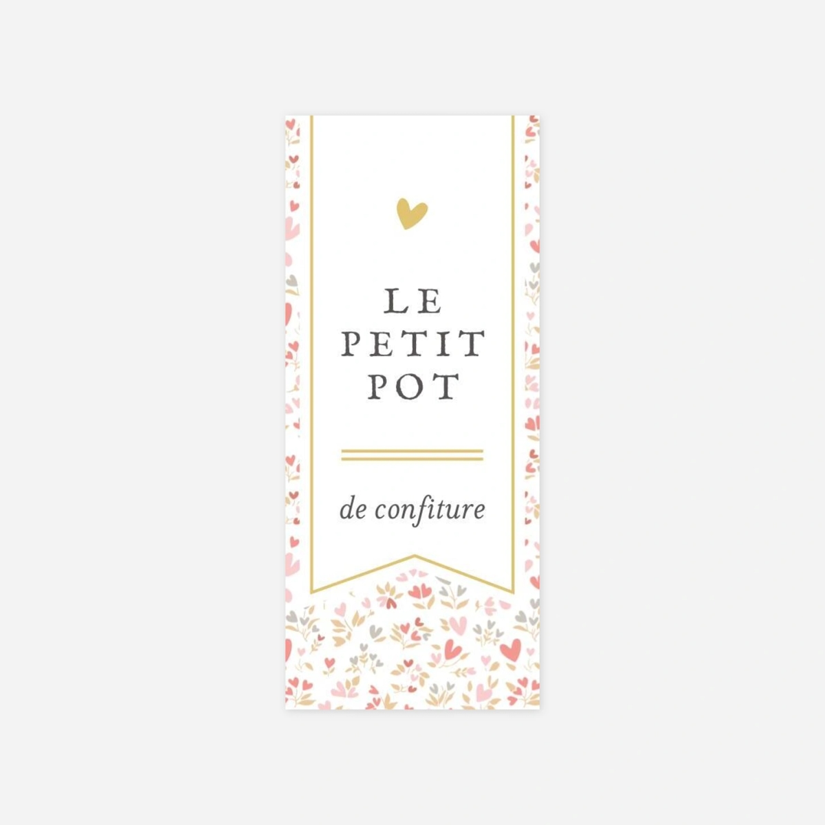 Stickers pour enveloppes baptême Liberty coeur