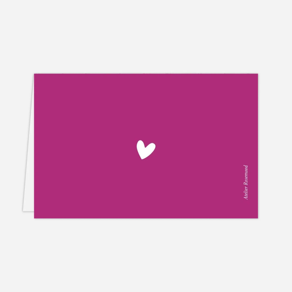 Marque-place Baptême Liberty coeur