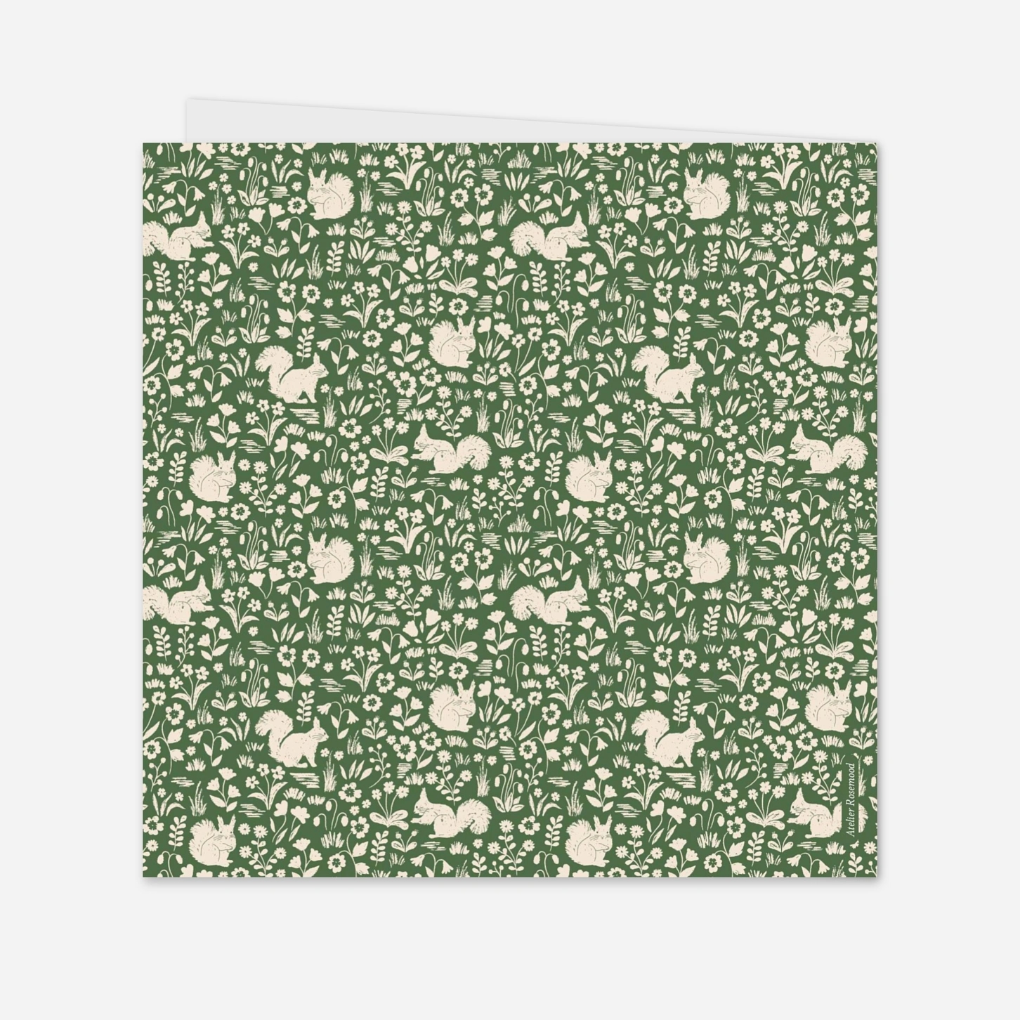 Faire-part naissance Liberty écureuil