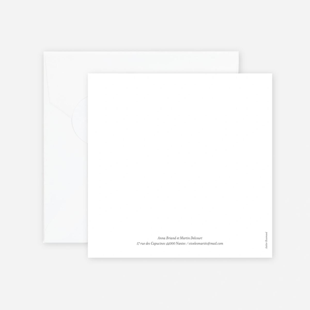 Faire-part mariage Lieu de noces