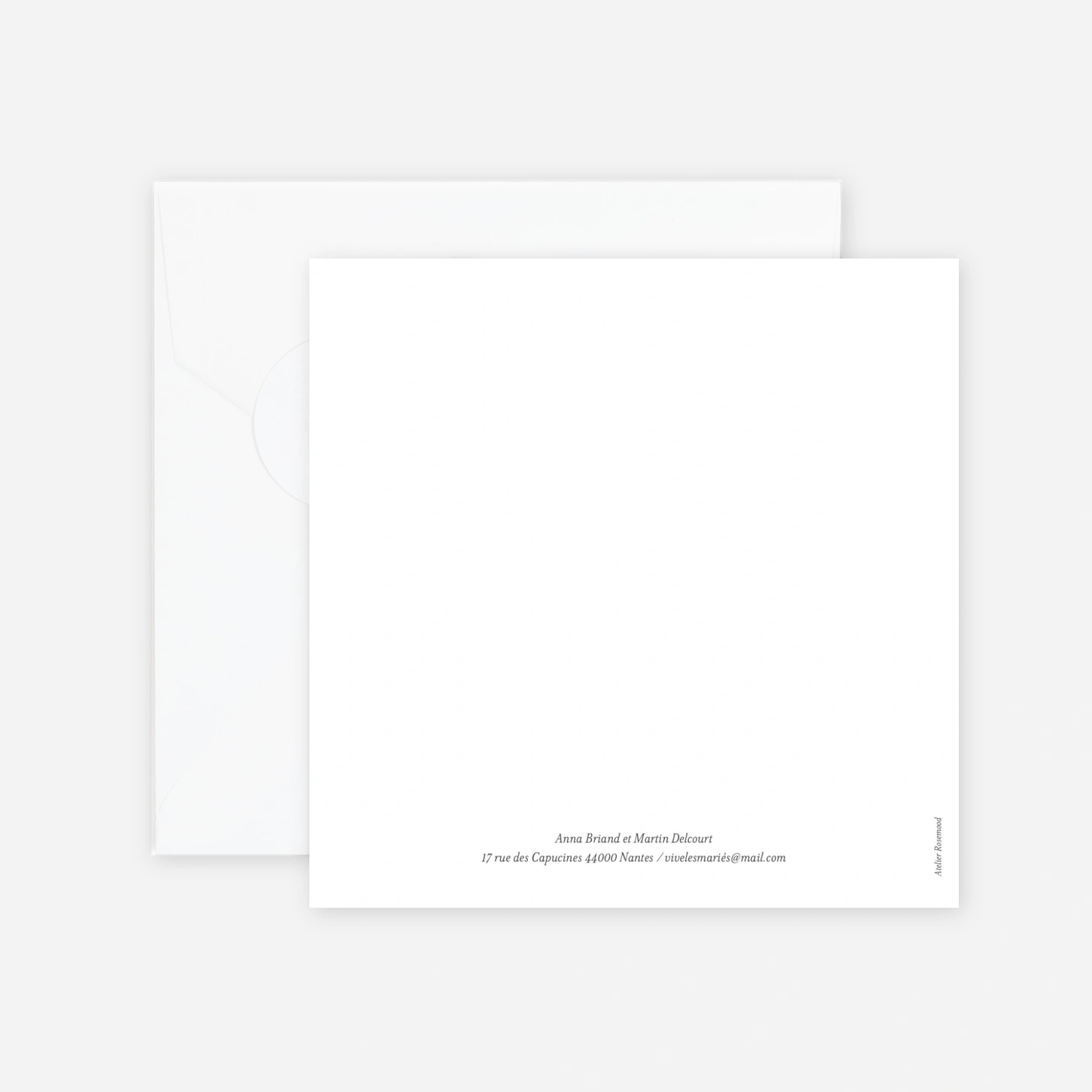 Faire-part mariage Lieu de noces