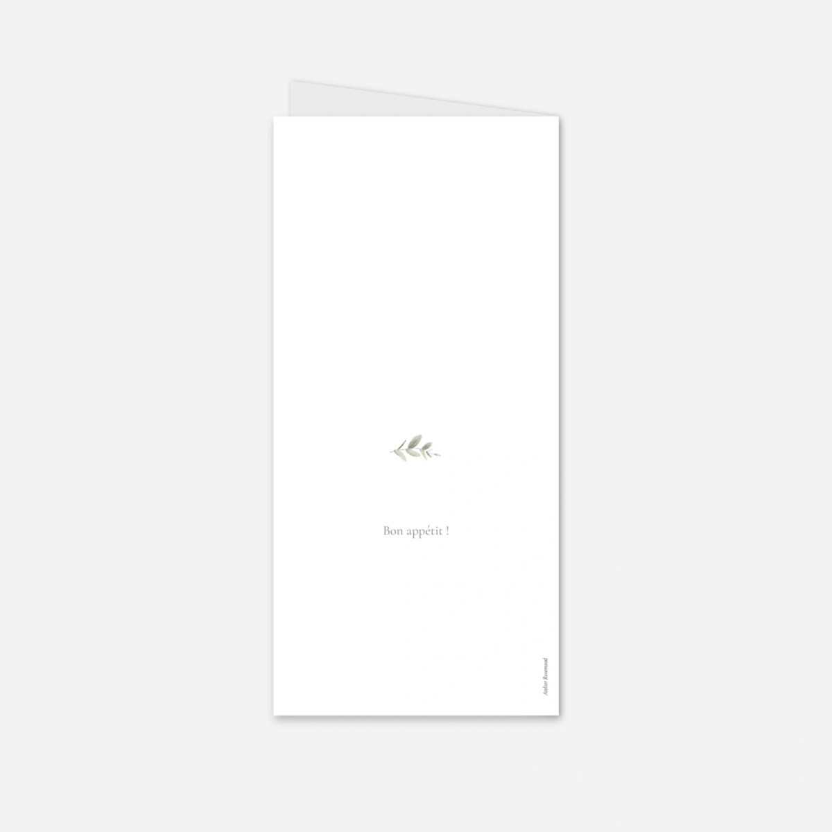 Menu mariage Lien végétal