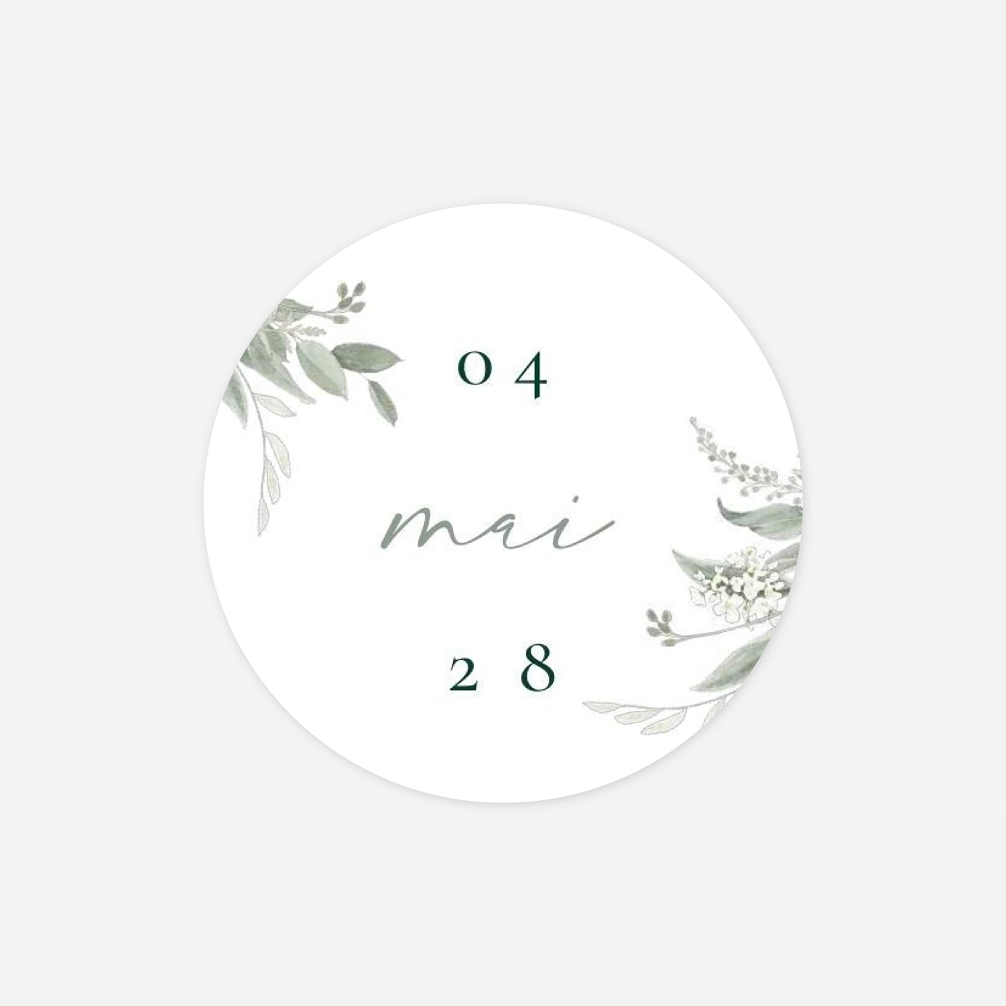 Stickers mariage Lien végétal