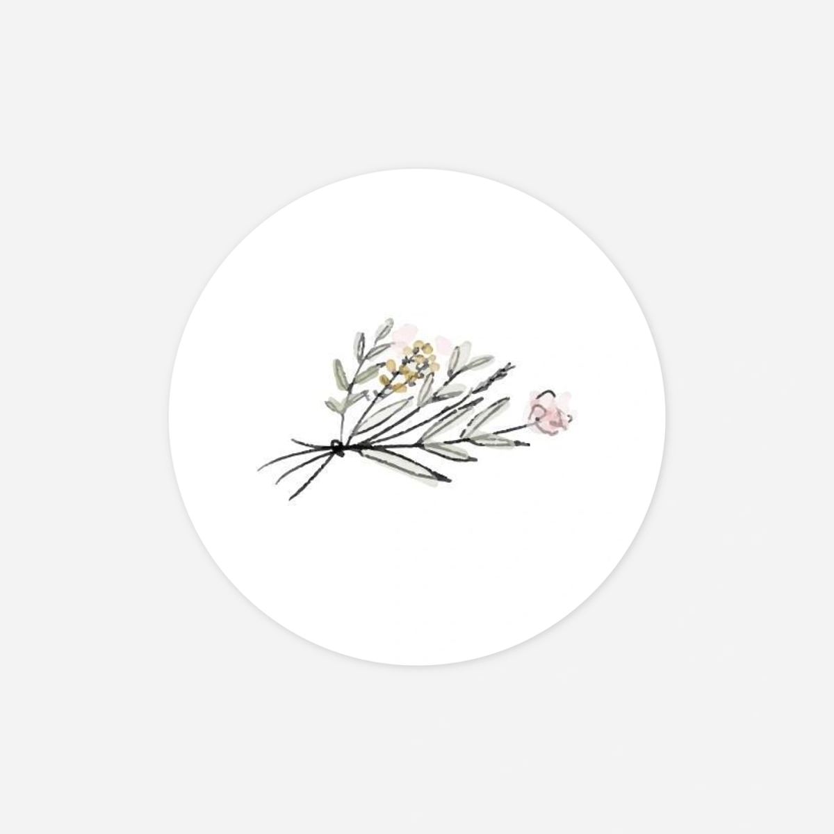 Stickers mariage Les mariés champêtres