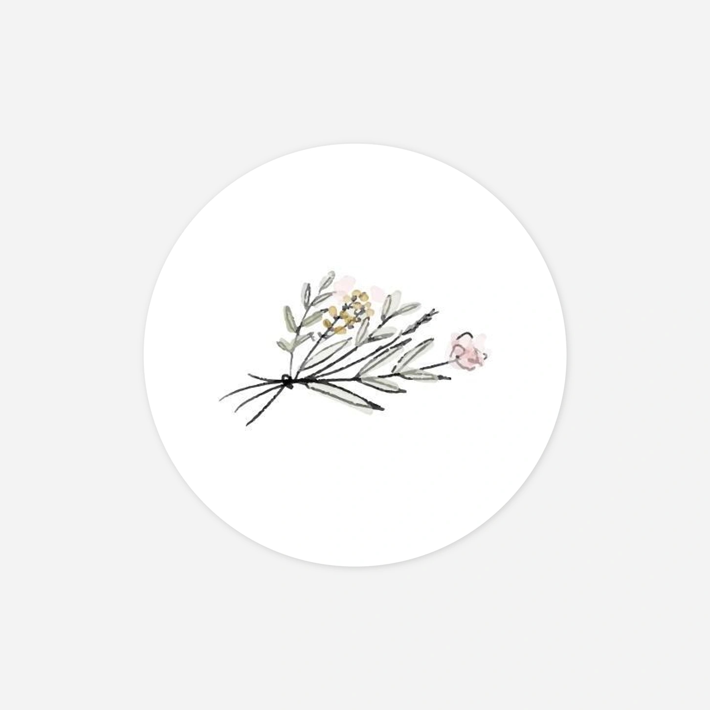 Stickers mariage Les mariés champêtres