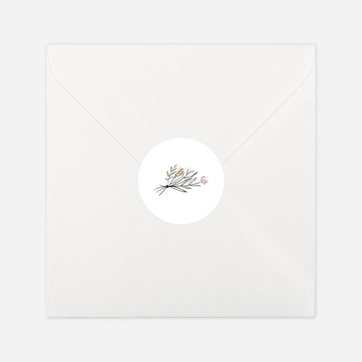 Stickers mariage Les mariés champêtres