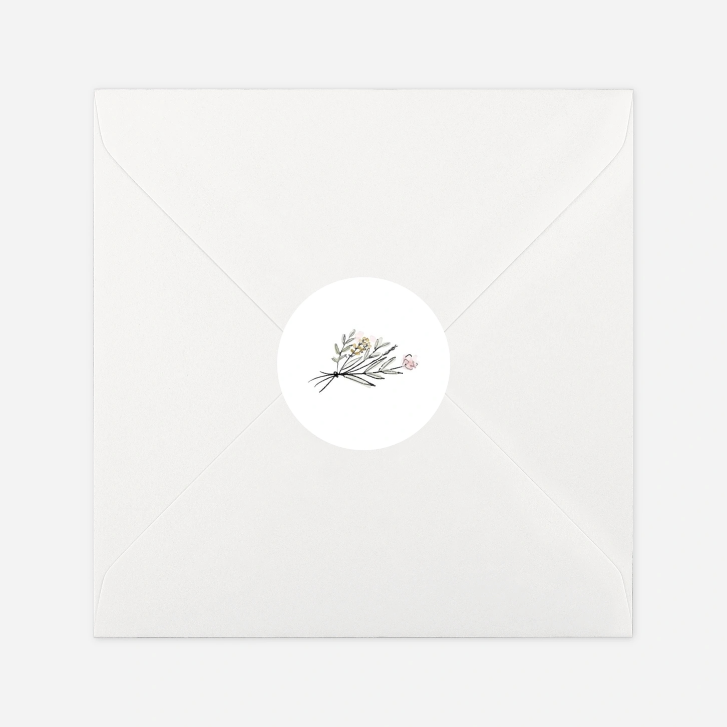 Stickers mariage Les mariés champêtres