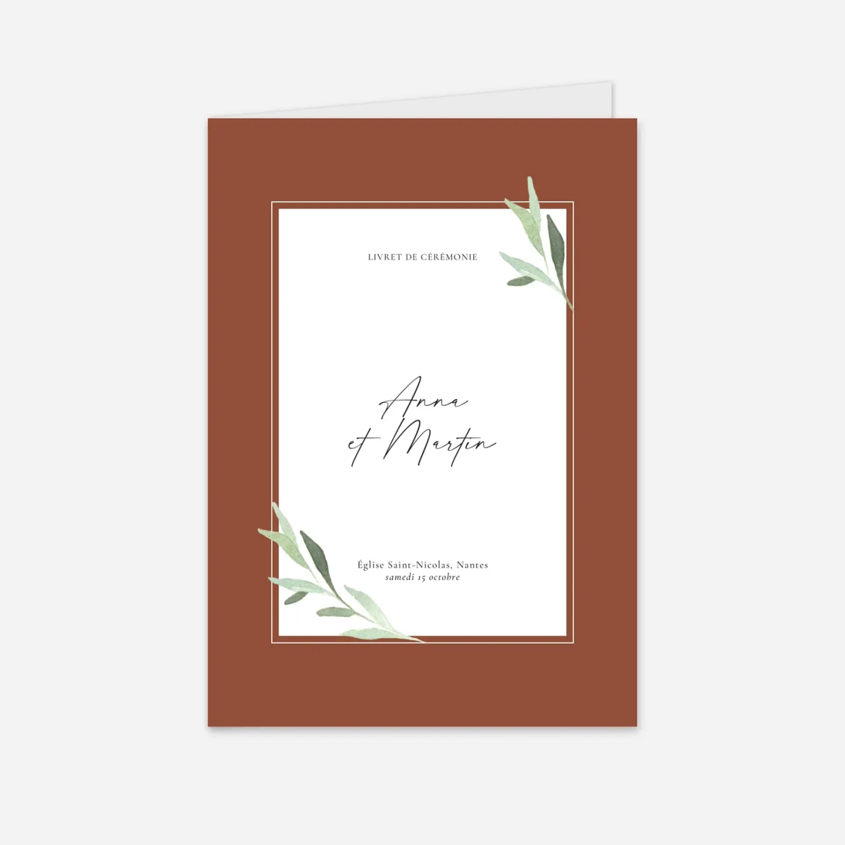 Livret de messe mariage Luberon