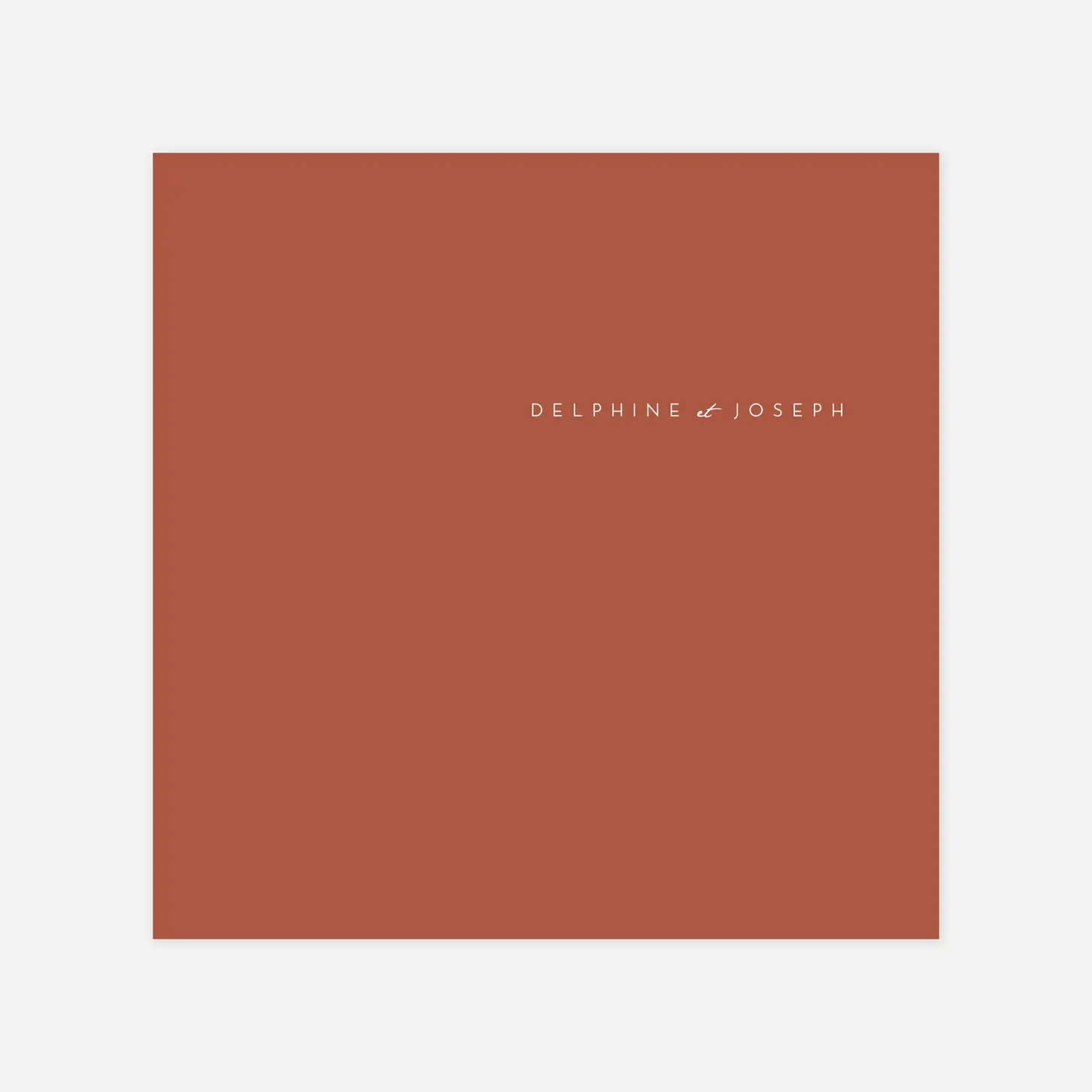 Faire-part mariage Manuscrit