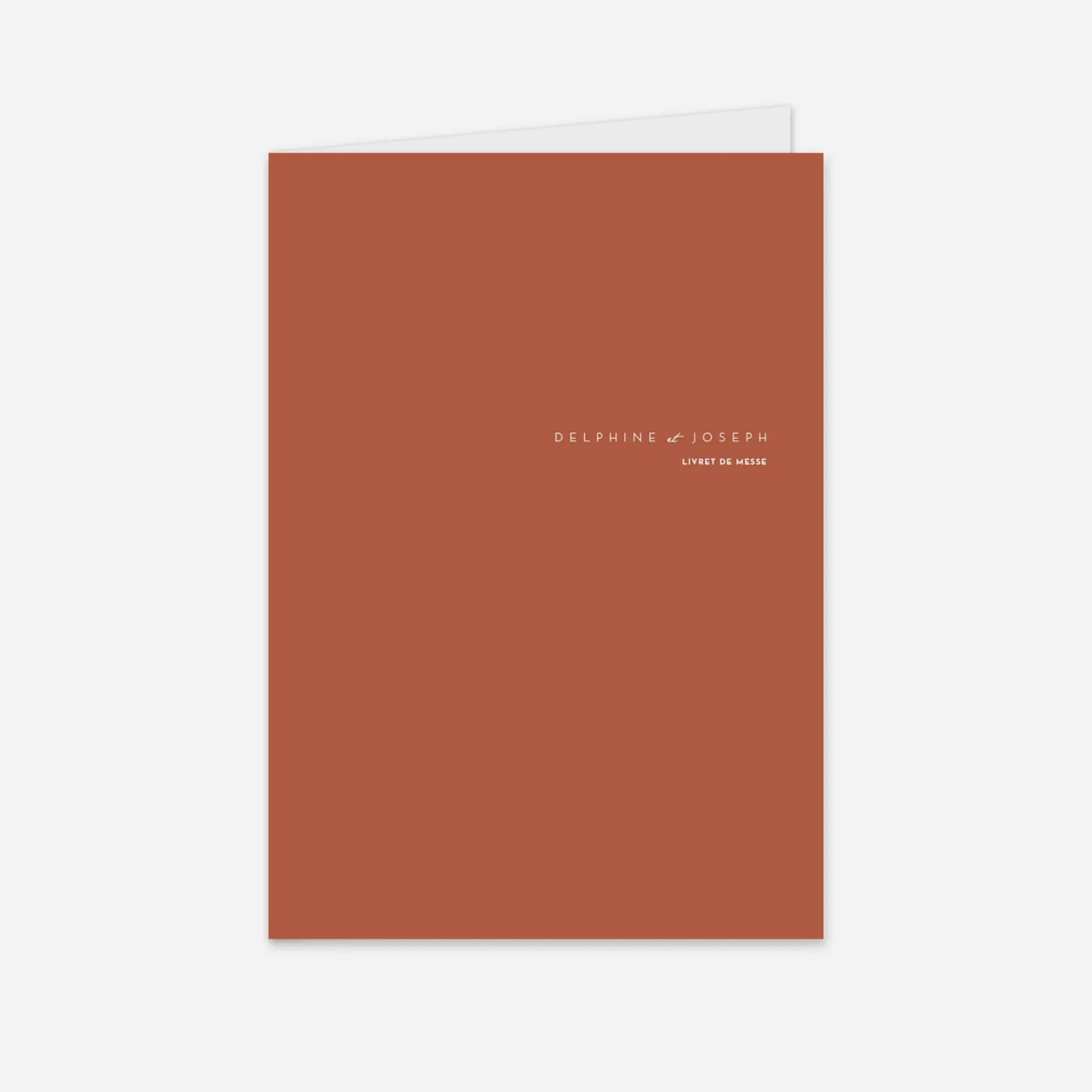 Livret de messe mariage Manuscrit