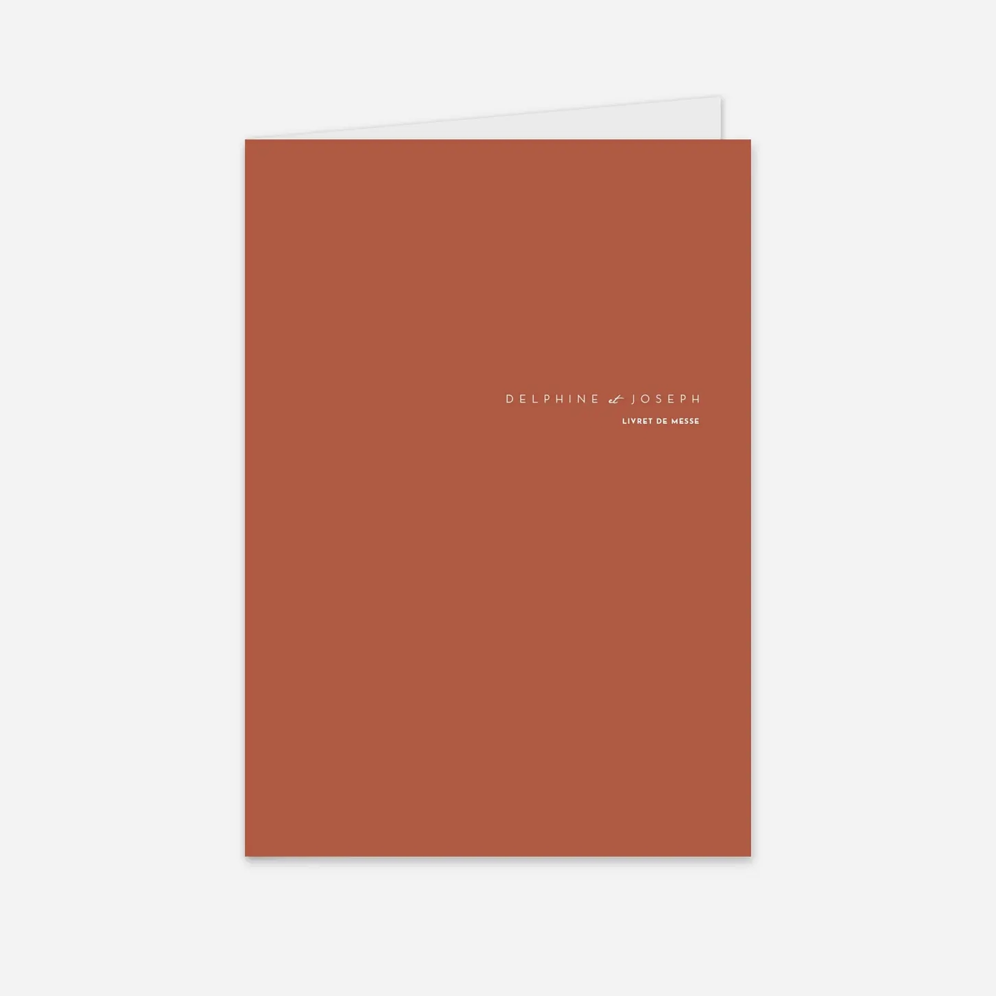 Livret de messe mariage Manuscrit