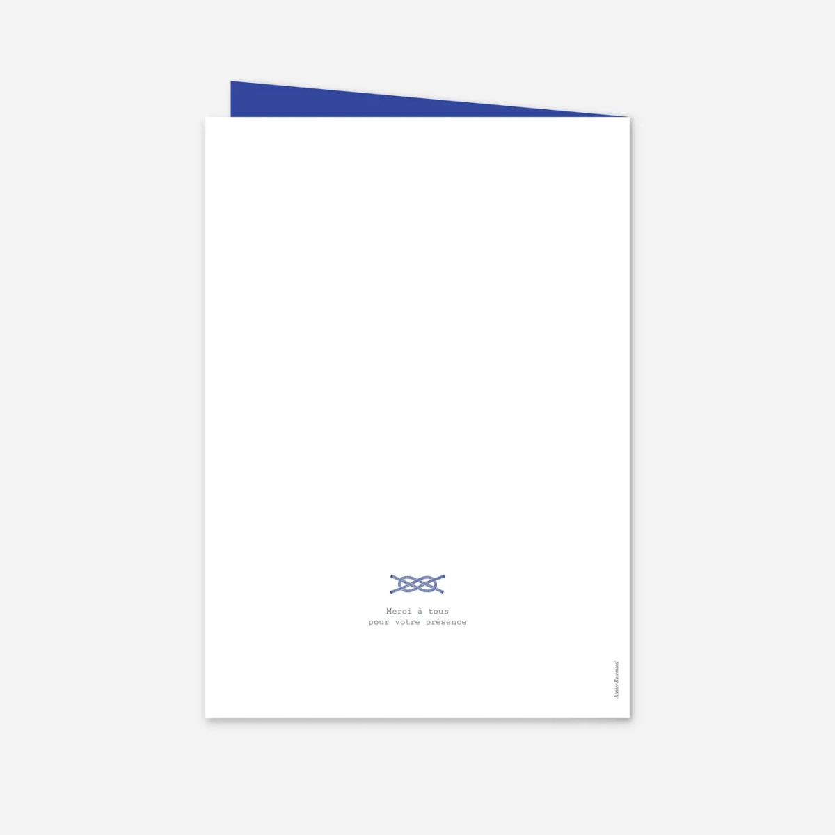 Livret de messe mariage Marin