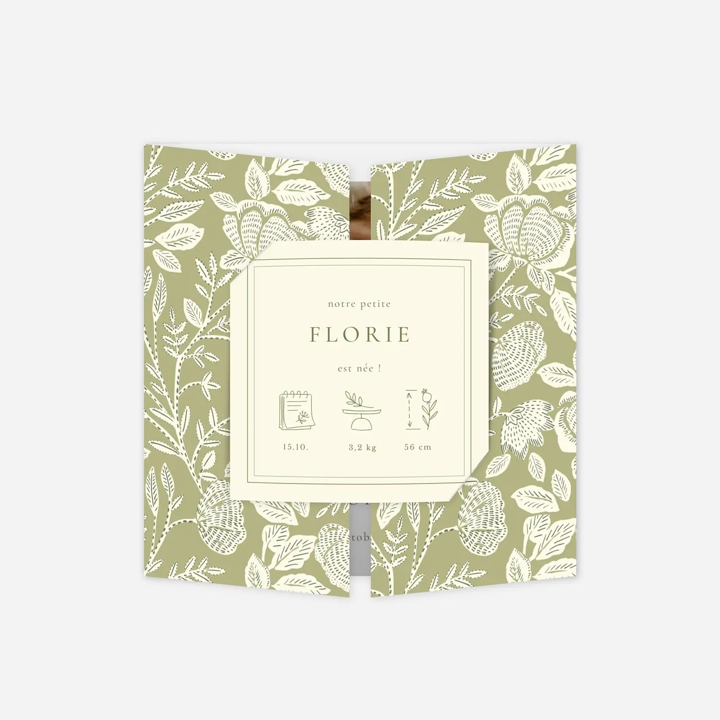 Faire-part naissance Matin