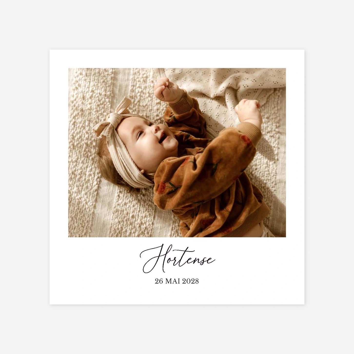 Faire-part naissance Ma Chance