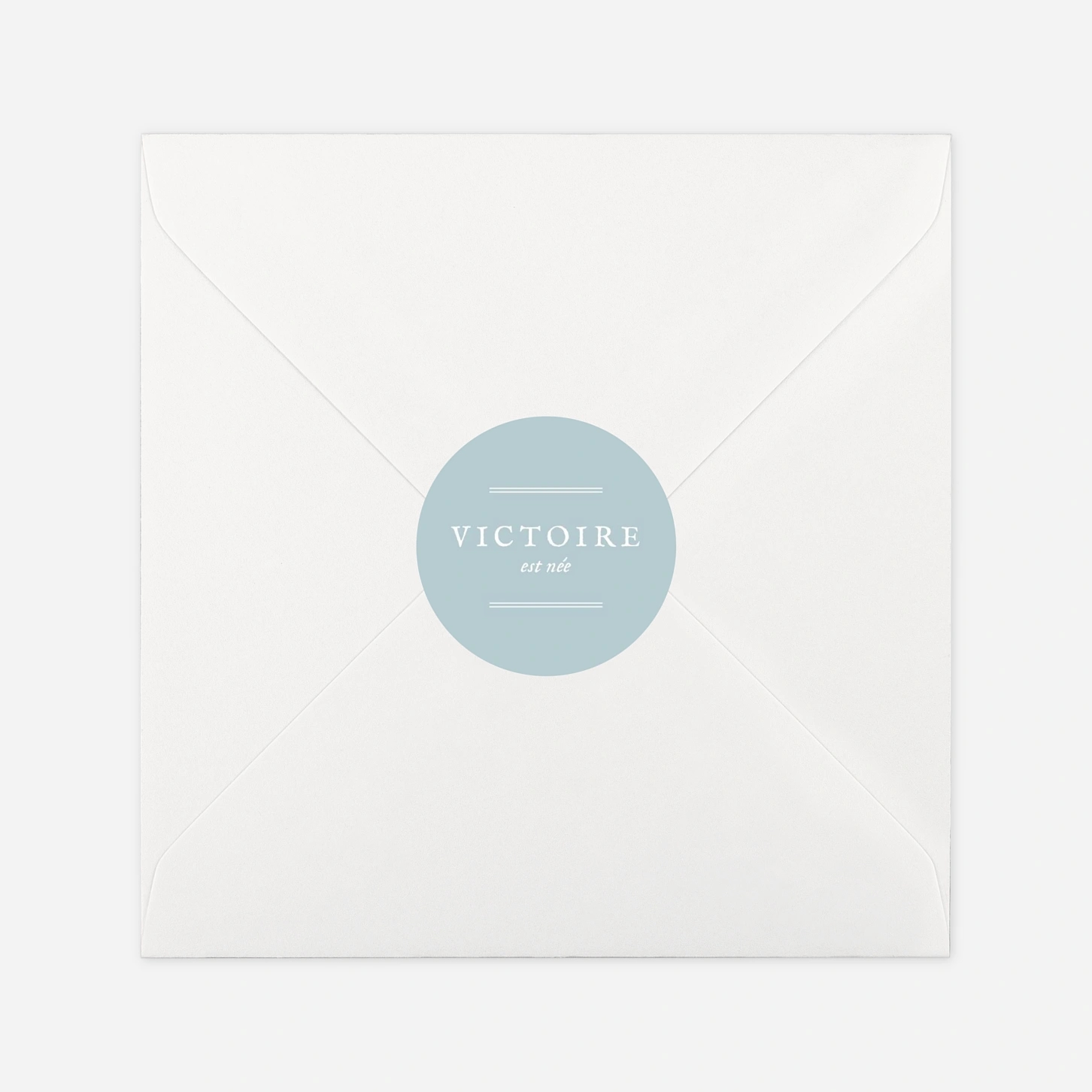 Stickers naissance Médaillon