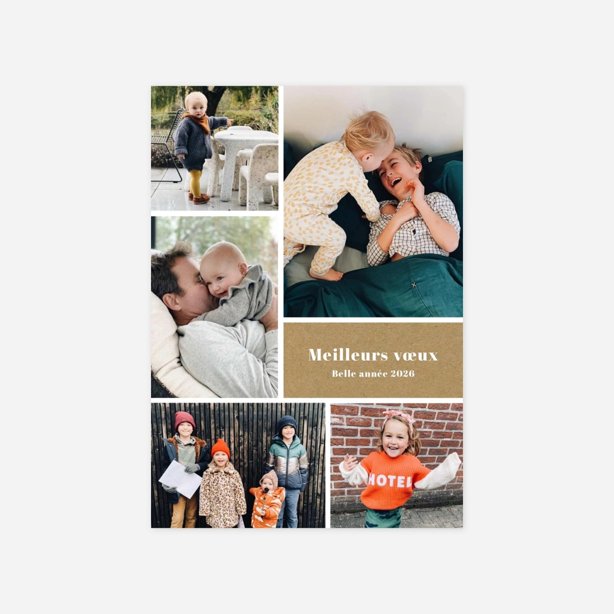 Carte de voeux Merveilleux