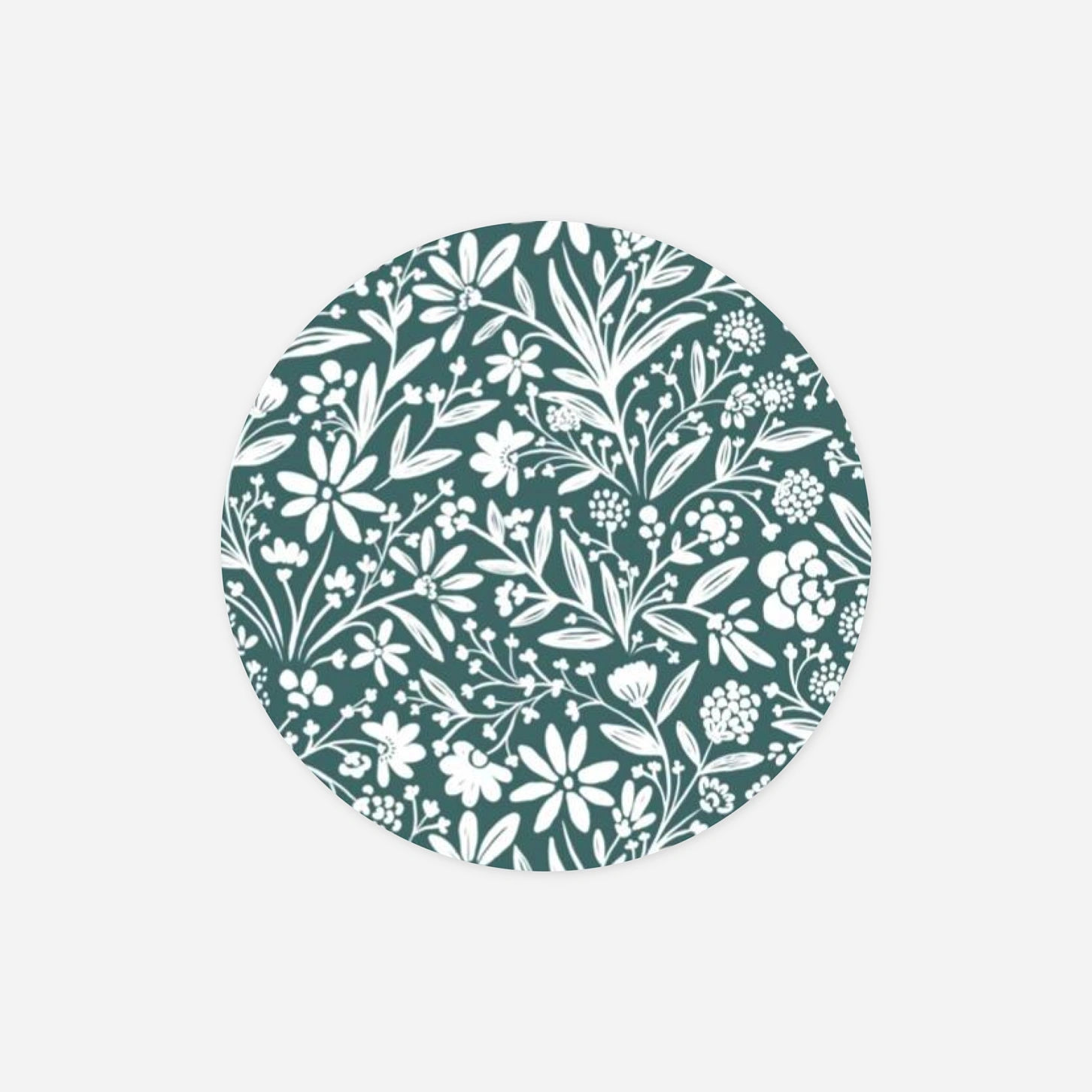 Étiquette cadeau Noël Mille fleurs