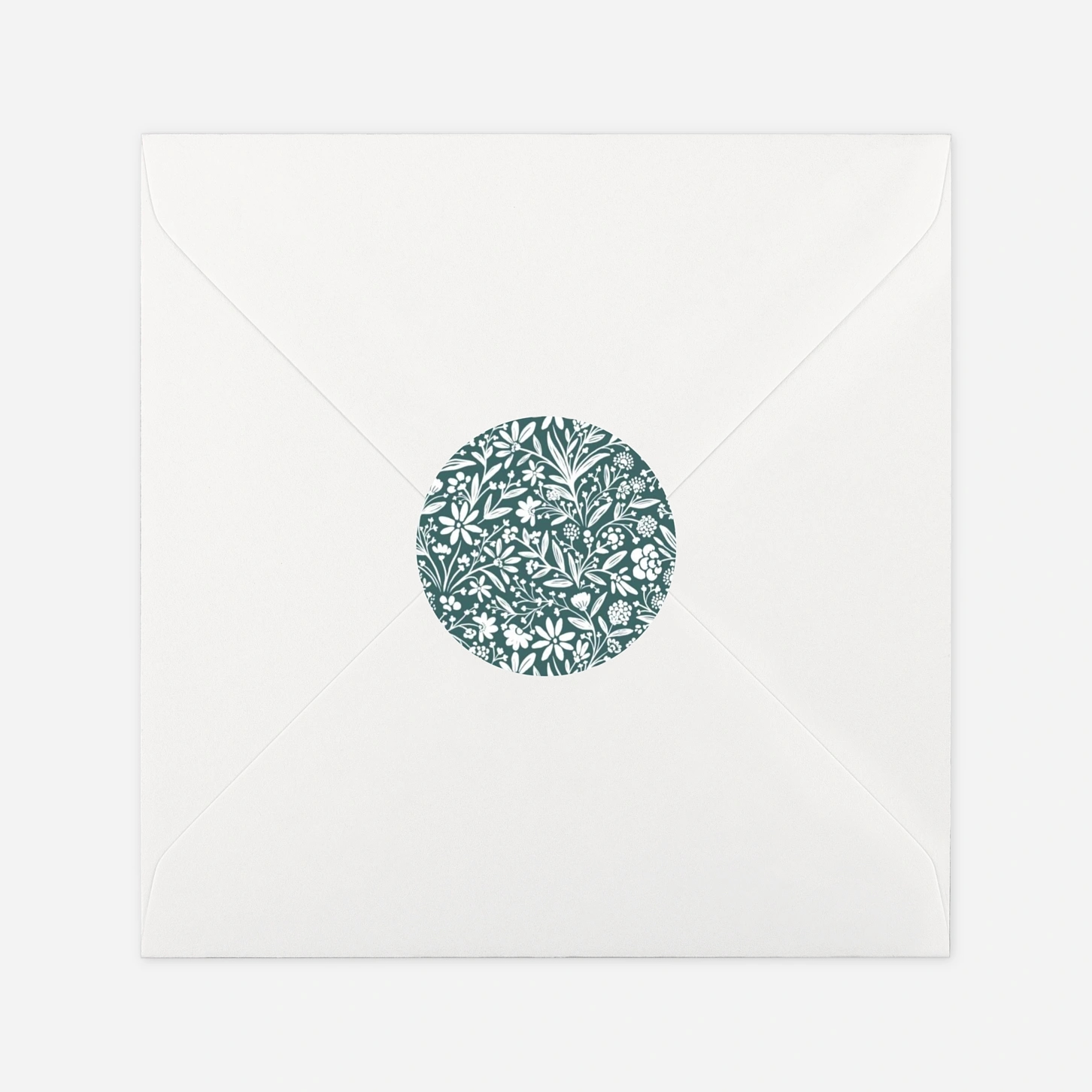 Étiquette cadeau Noël Mille fleurs