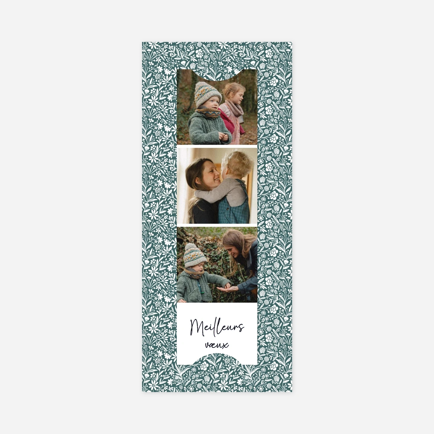 Carte de voeux Mille fleurs