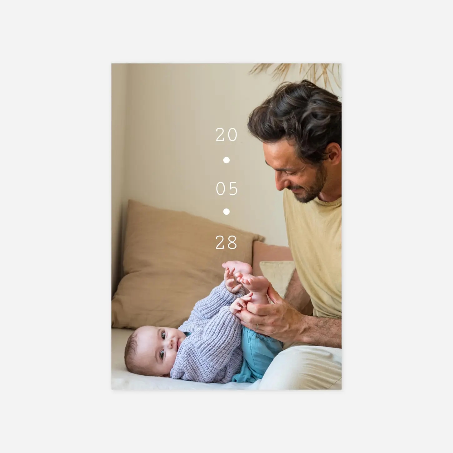 Faire-part naissance Minimal