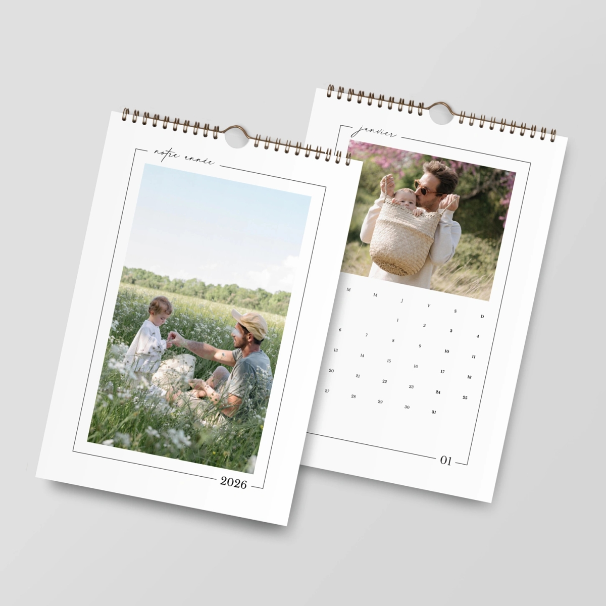 Calendrier mural cases personnalisables Moment Keeper
