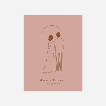 Mariés minimalistes