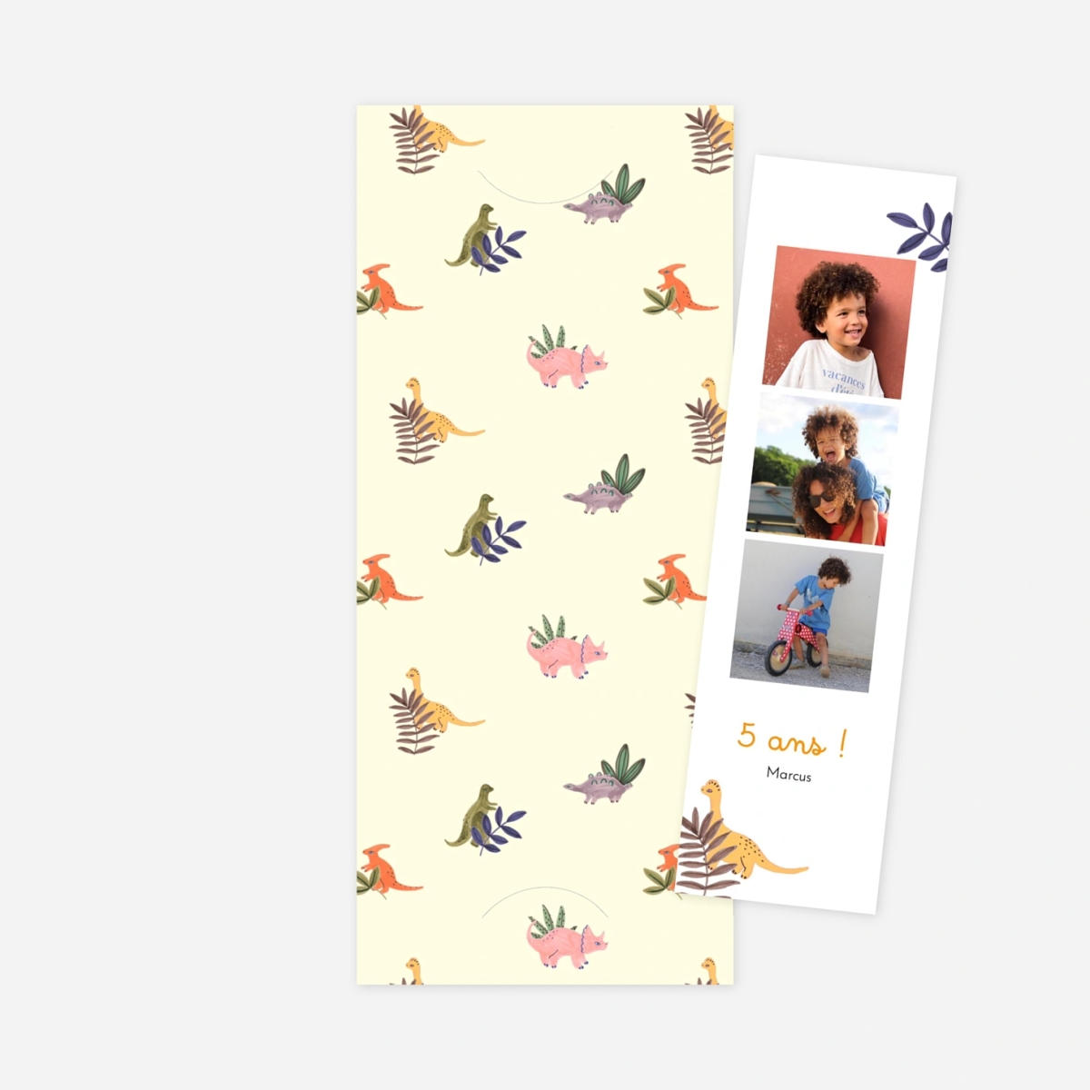 invitation anniversaire enfant Mon petit dinosaure