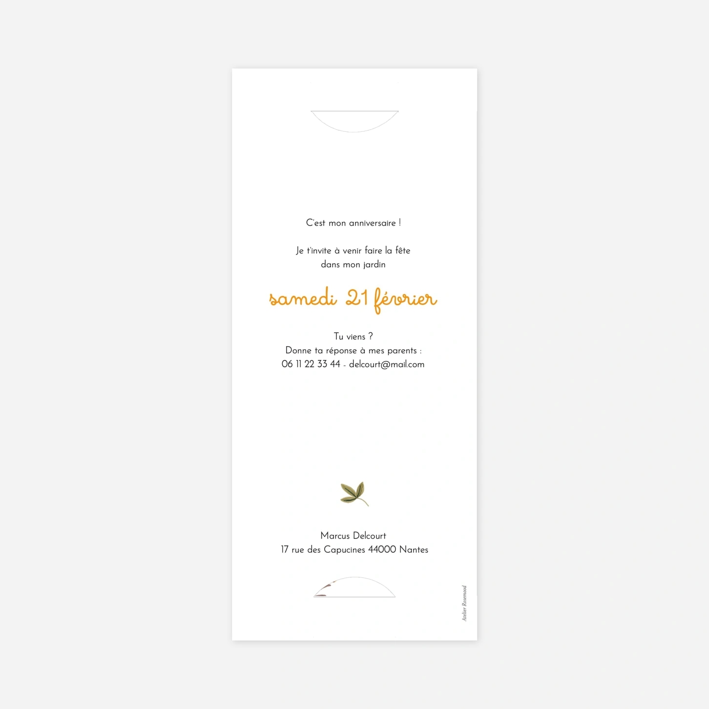 invitation anniversaire enfant Mon petit dinosaure