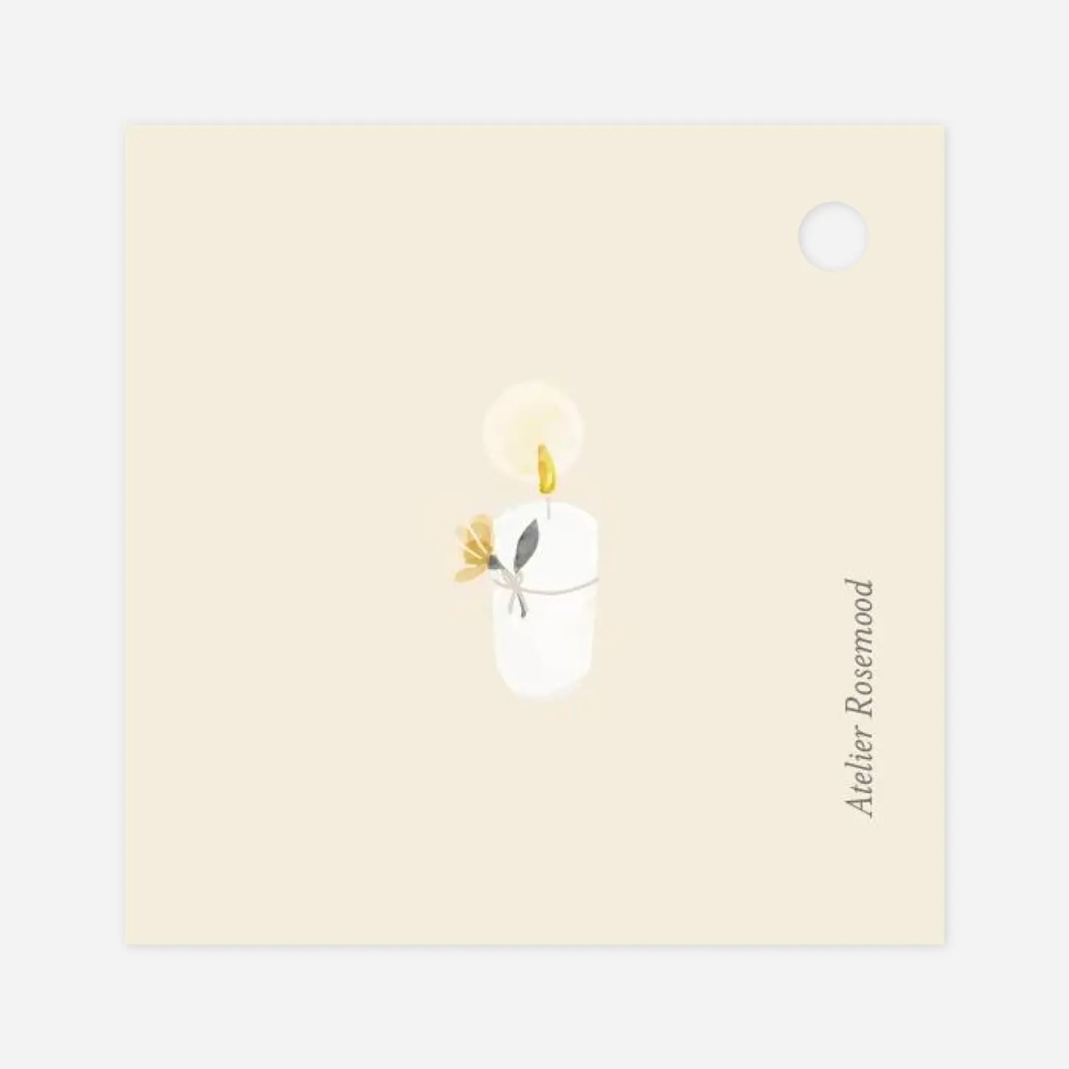 Etiquette perforée baptême Mon petit trousseau