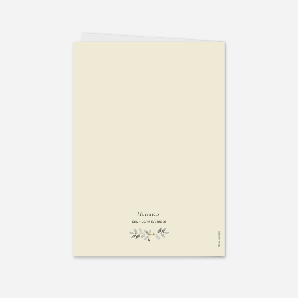 Menu baptême Mon petit trousseau