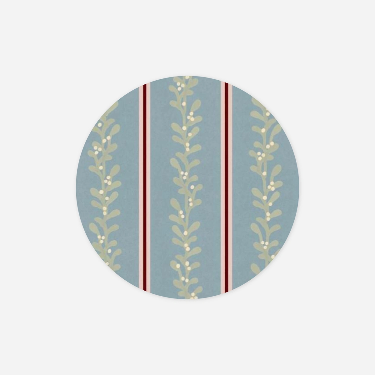 Étiquette cadeau Noël Médaillon vintage