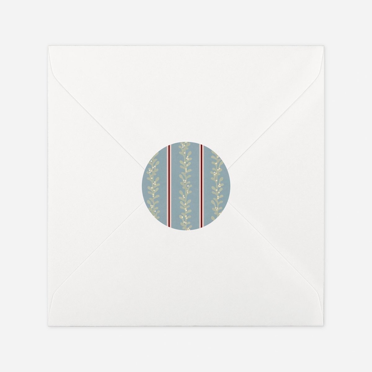 Étiquette cadeau Noël Médaillon vintage