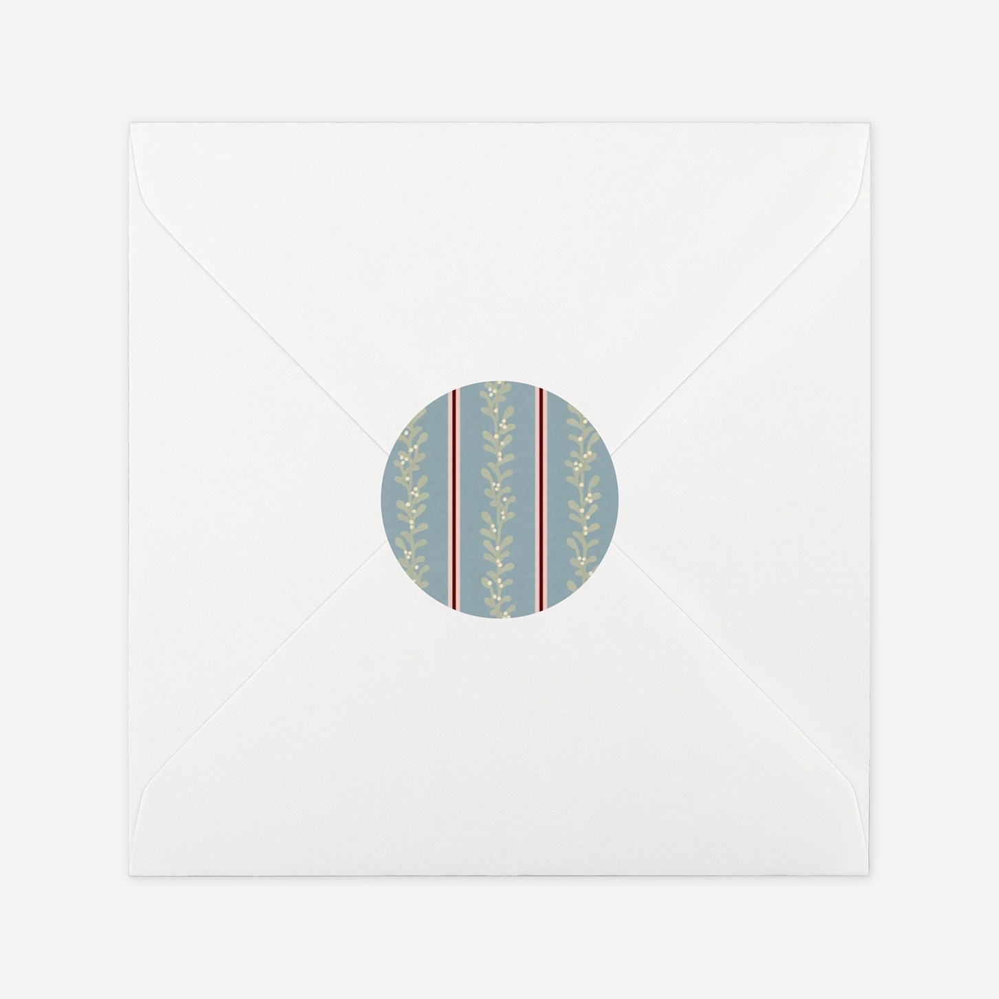 Étiquette cadeau Noël Médaillon vintage