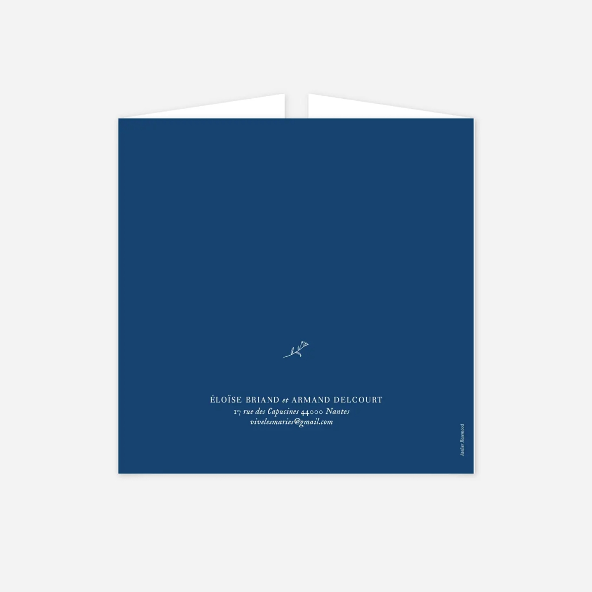 Faire-part mariage Nature chic