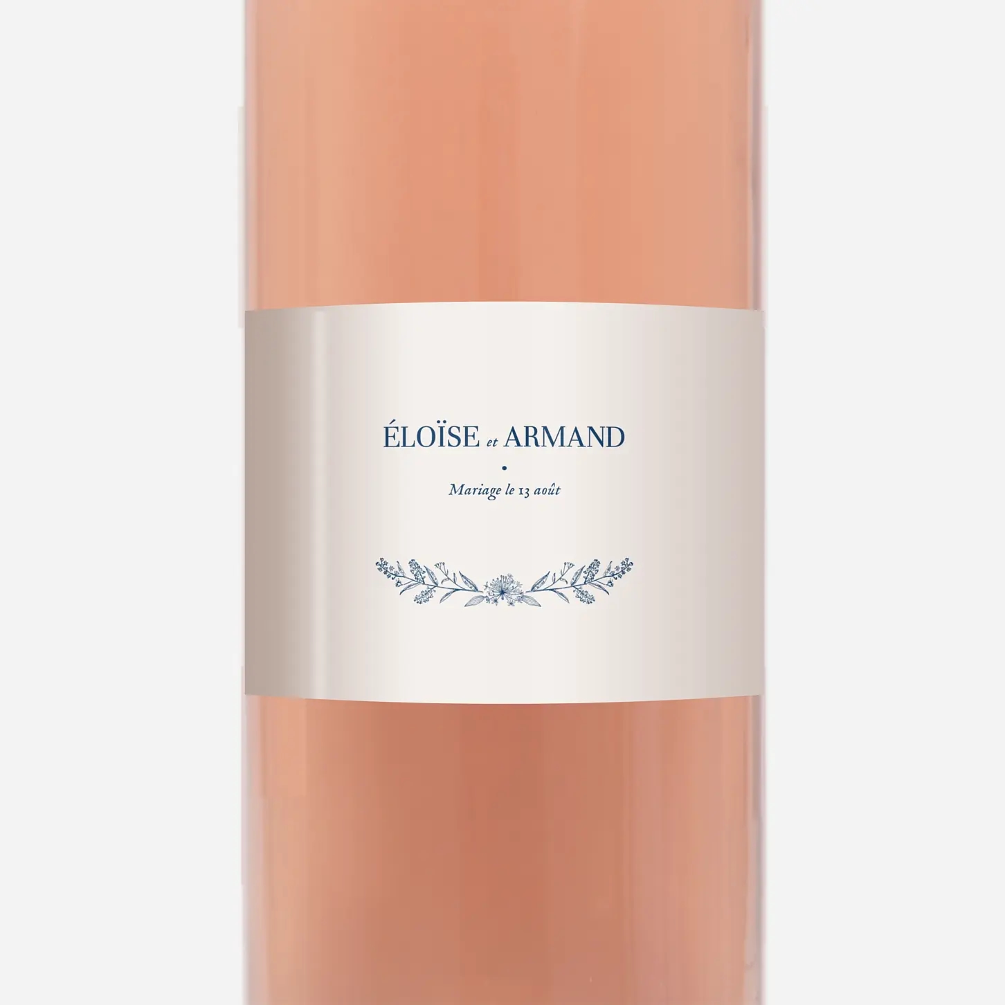 Étiquette bouteille Nature chic