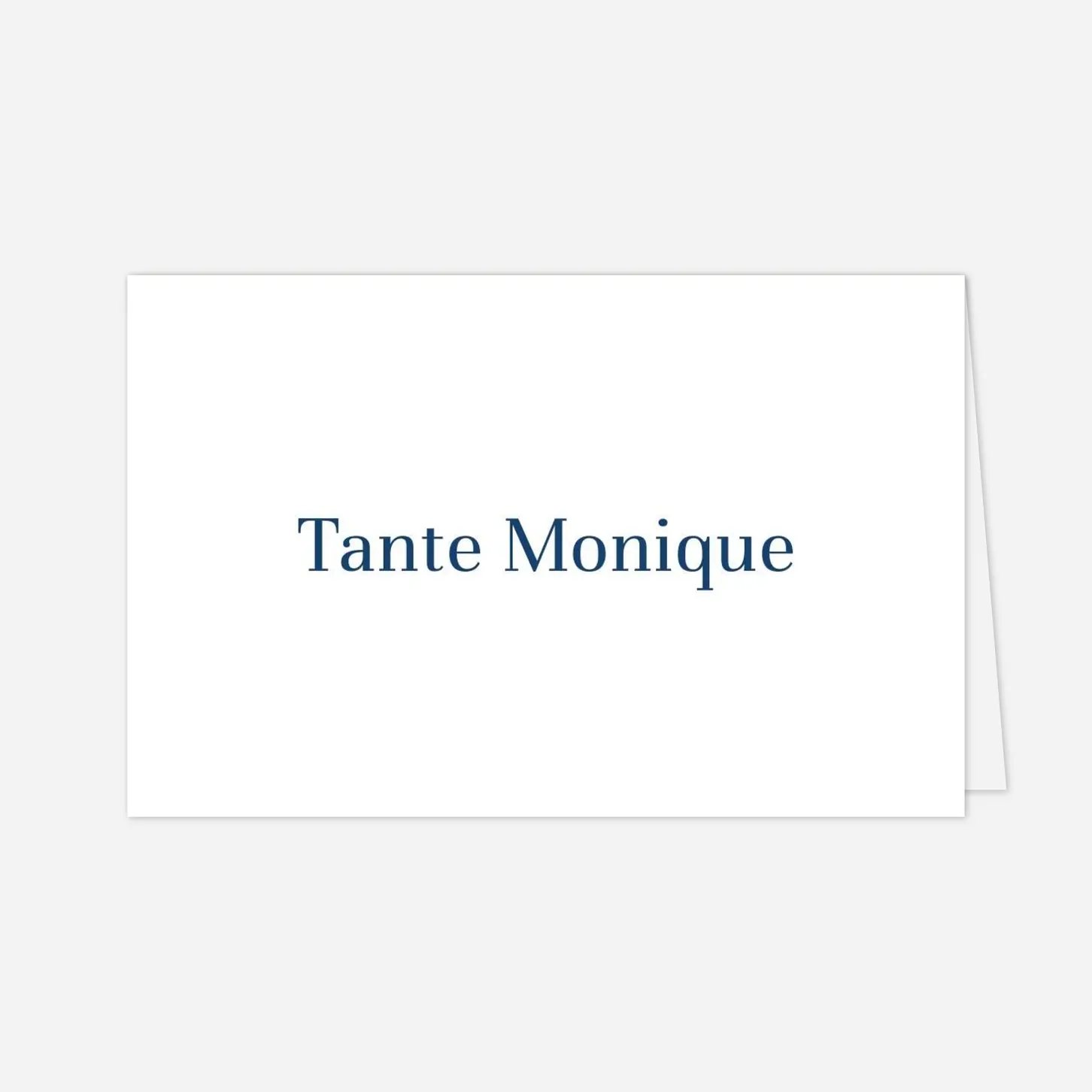 Marque-place mariage Nature chic