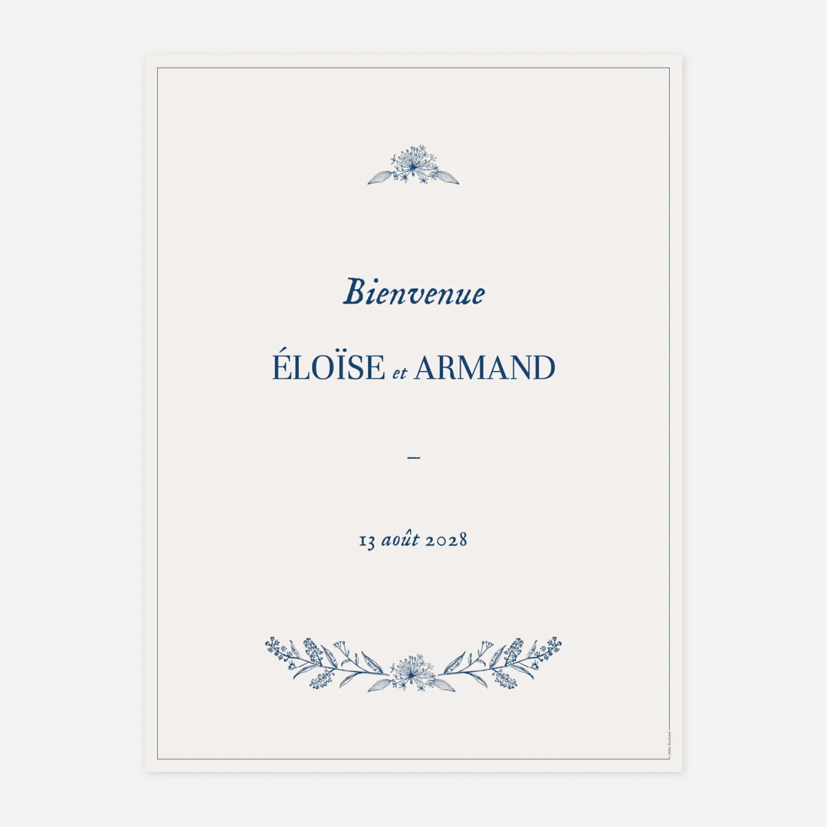 Panneau mariage Nature chic