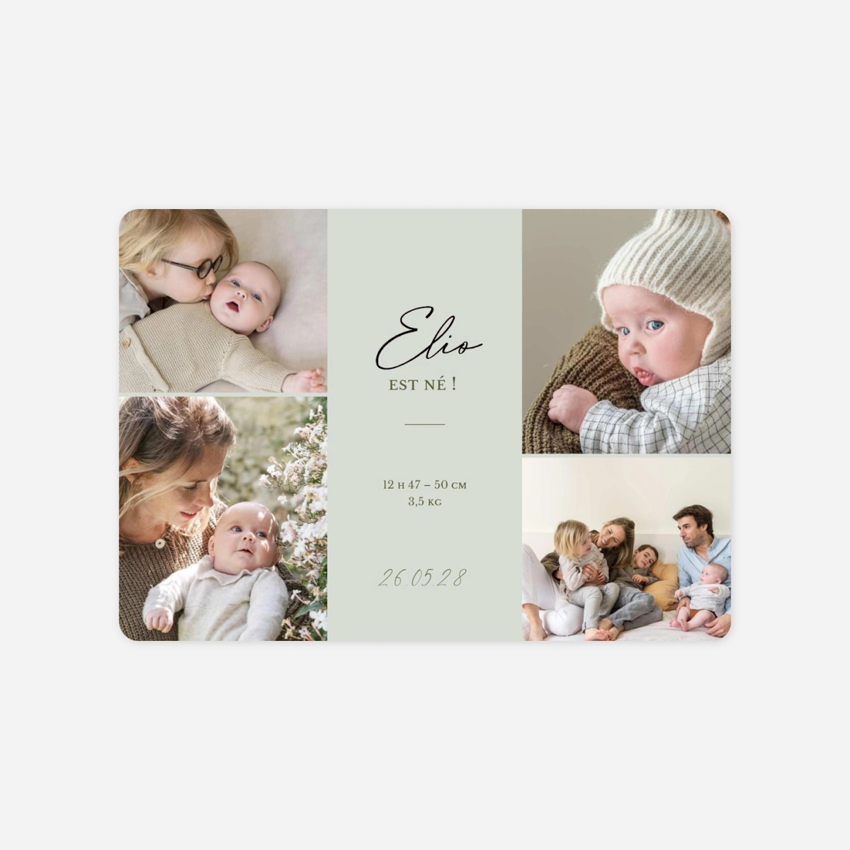 Faire-part naissance Naissance