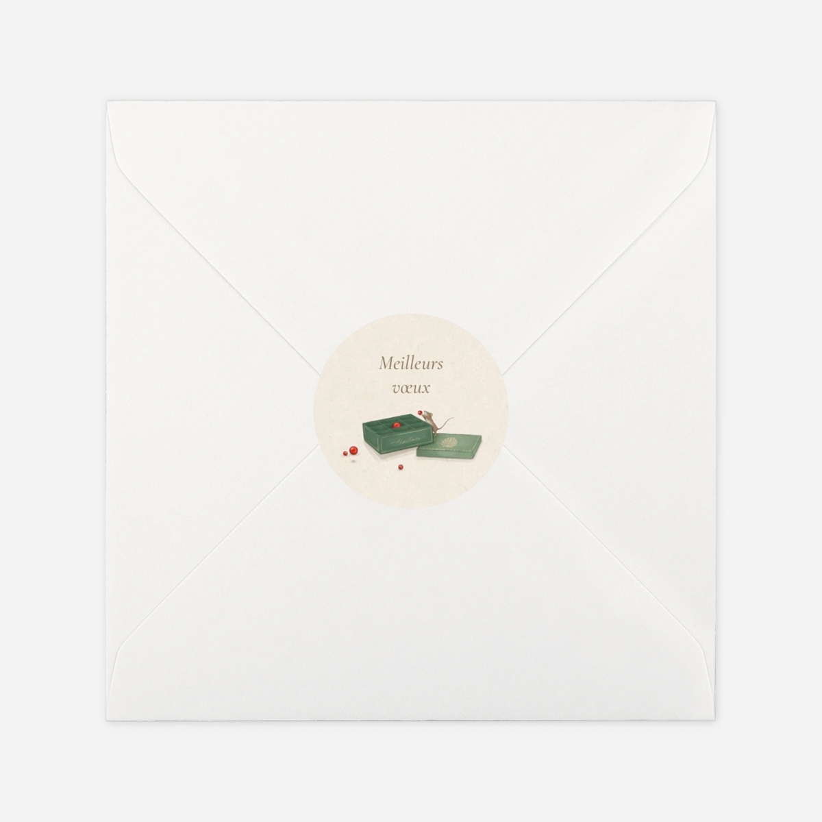 Étiquette cadeau Noël Le Noël des animaux