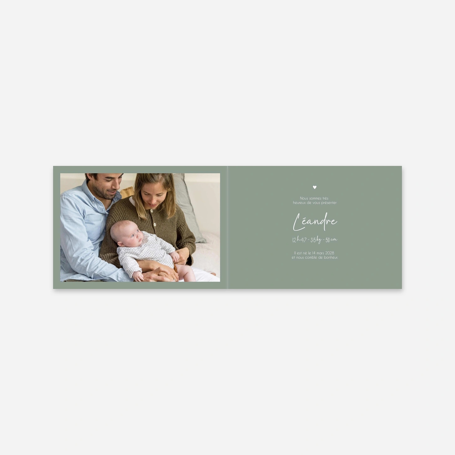 Faire-part naissance Nos Doux Instants