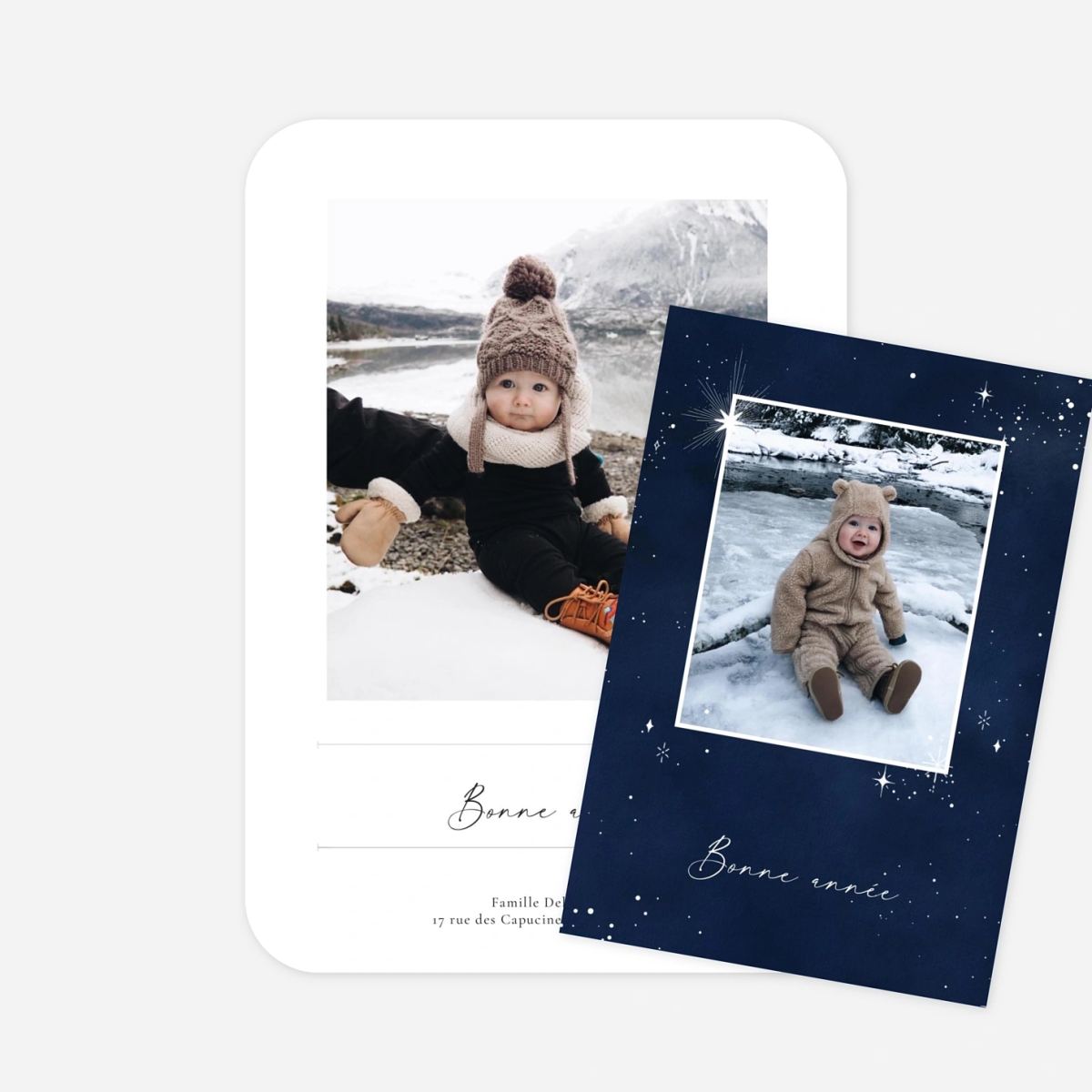 Carte de voeux Nuit étoilée