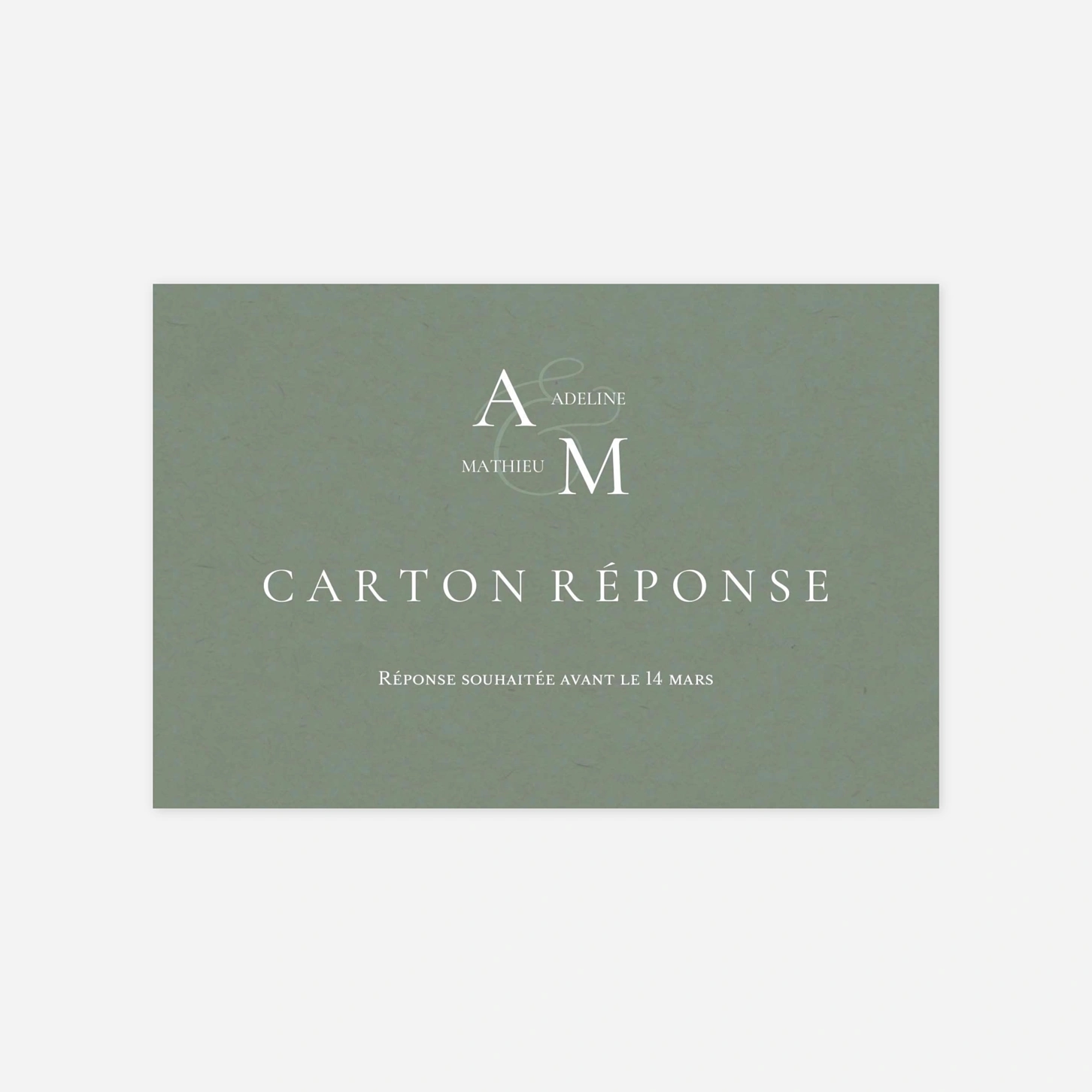 Carton réponse Notre lien