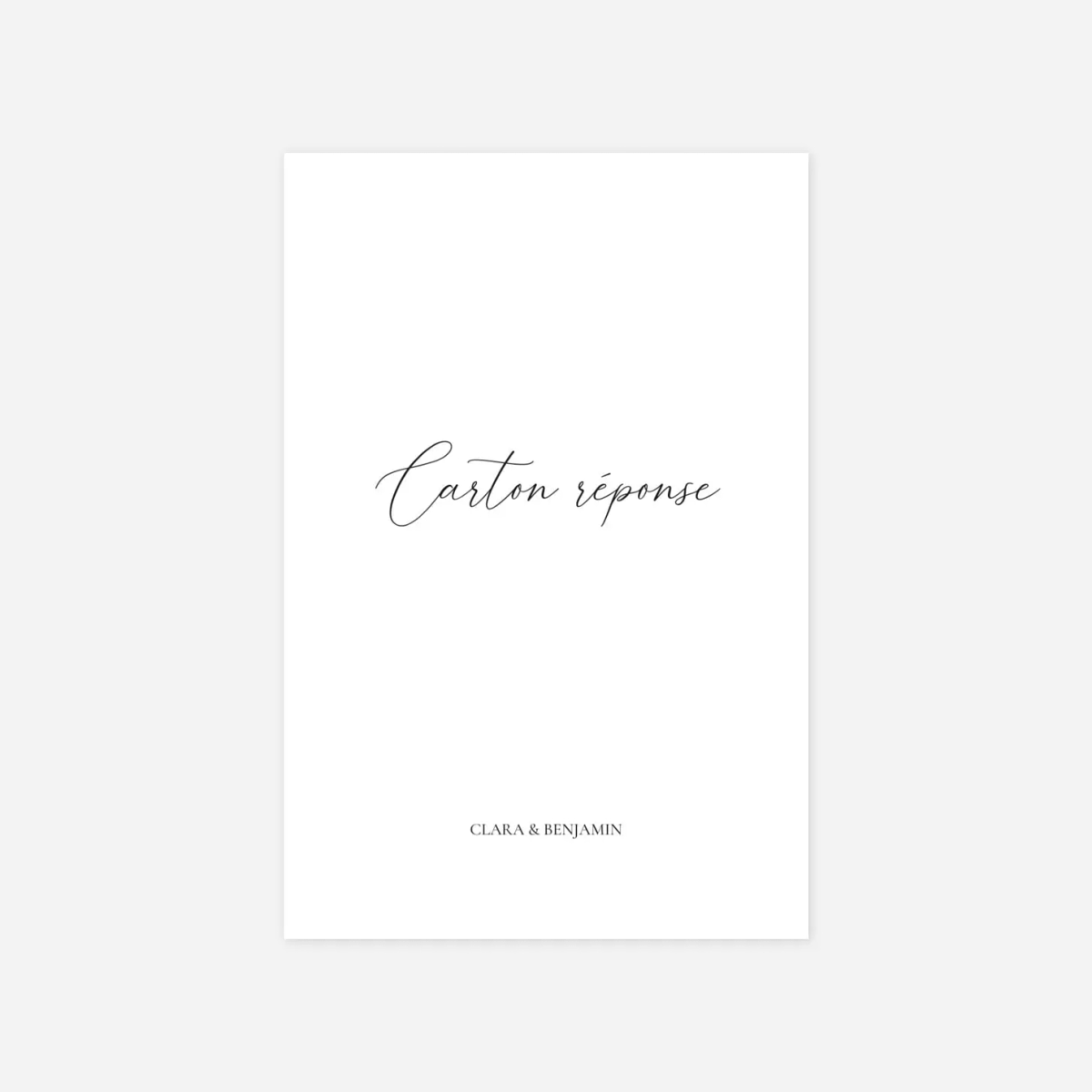 Carton réponse Notre lieu