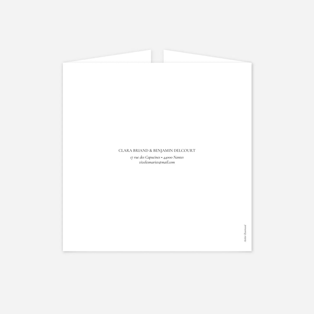 Faire-part mariage Notre lieu