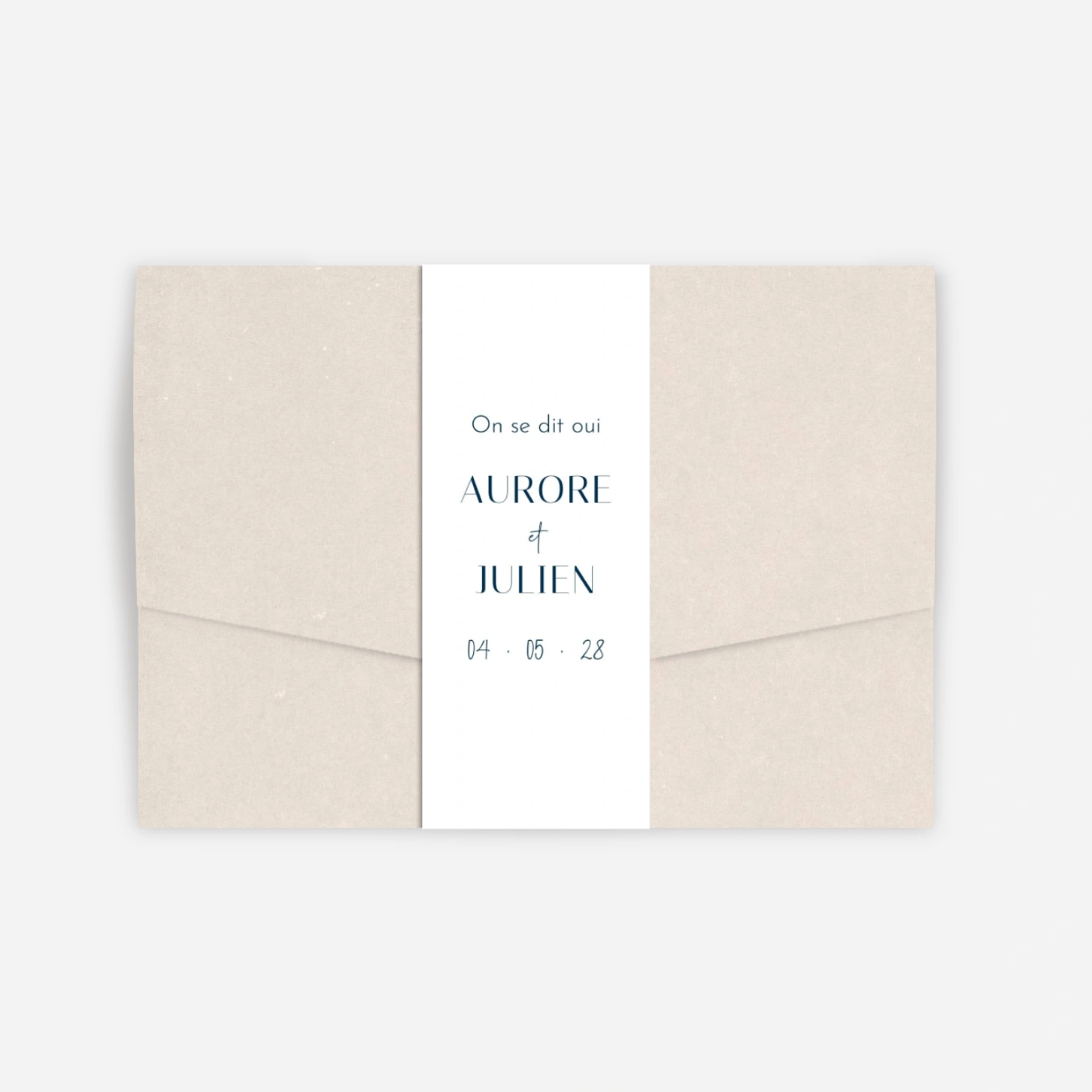 Faire-part mariage Nos Sentiments